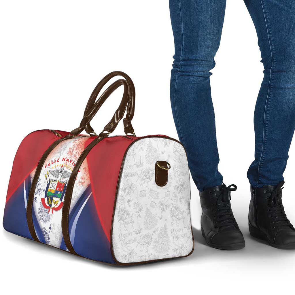 Panama Christmas Travel Bag Coat Of Arms Santa Harpy - Wonder Print Shop
