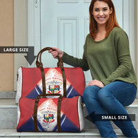 Panama Christmas Travel Bag Coat Of Arms Santa Harpy - Wonder Print Shop