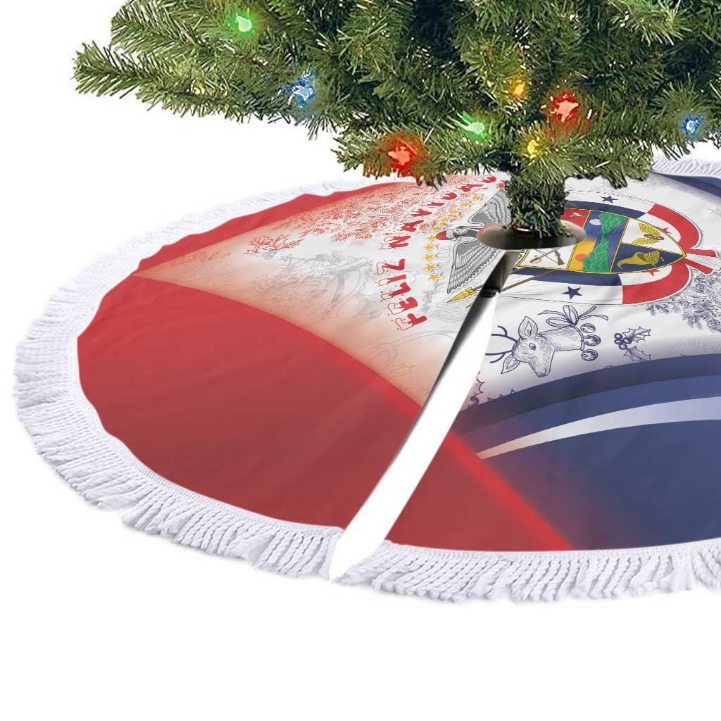 Panama Christmas Tree Skirt Coat Of Arms Santa Harpy - Wonder Print Shop