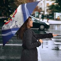 Panama Christmas Umbrella Coat Of Arms Santa Harpy - Wonder Print Shop