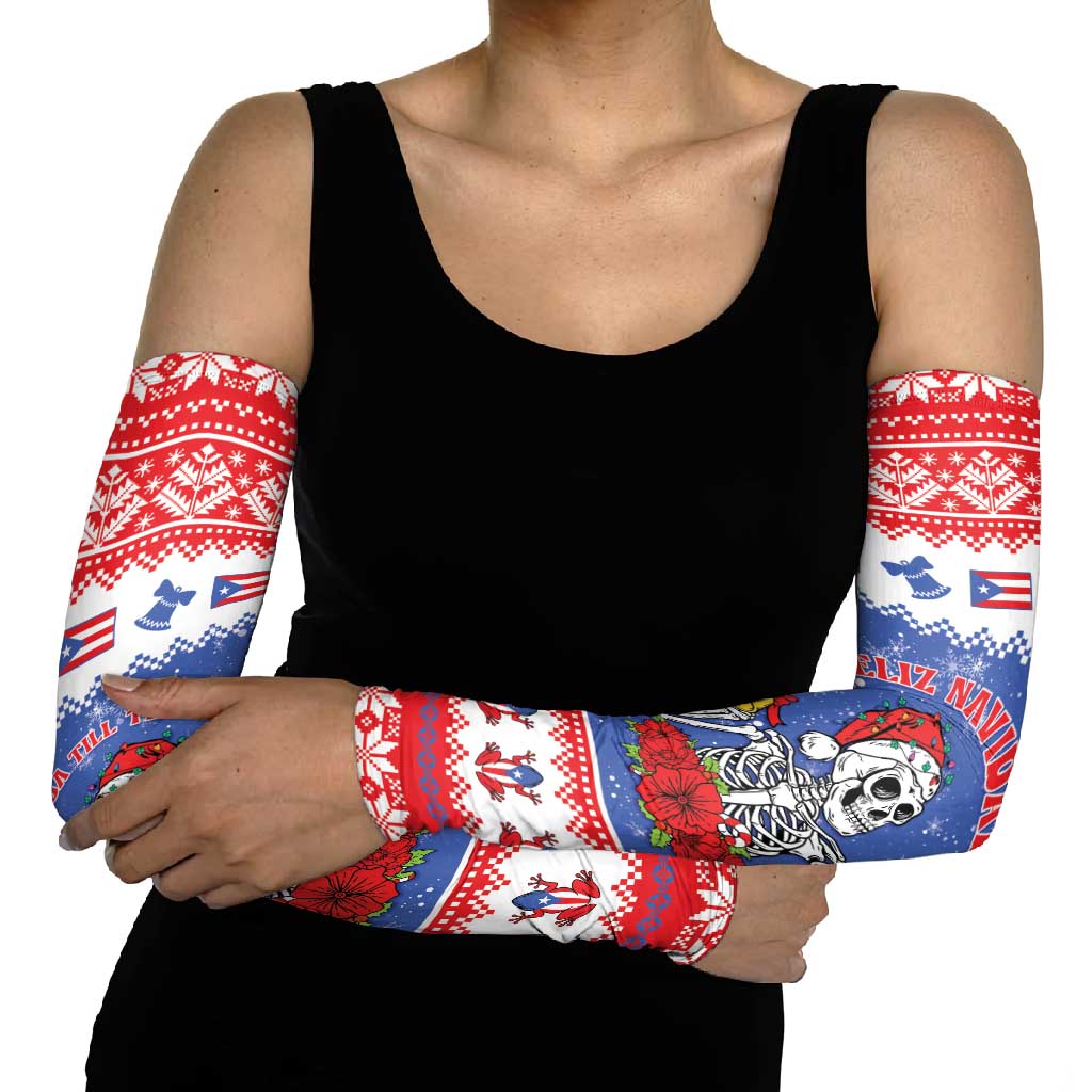 Puerto Rico Christmas Arm Sleeves Boricua Till The Bone - Wonder Print Shop