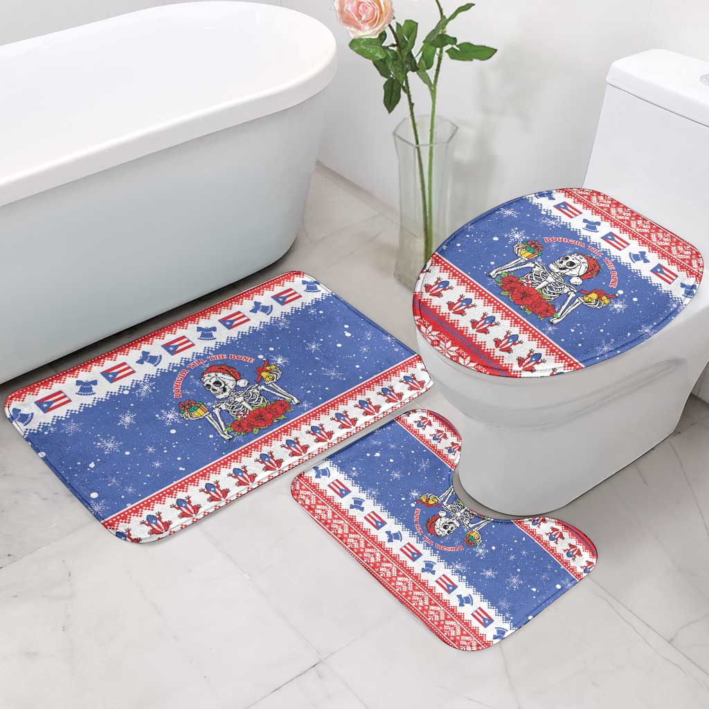 Puerto Rico Christmas Bathroom Set Boricua Till The Bone - Wonder Print Shop