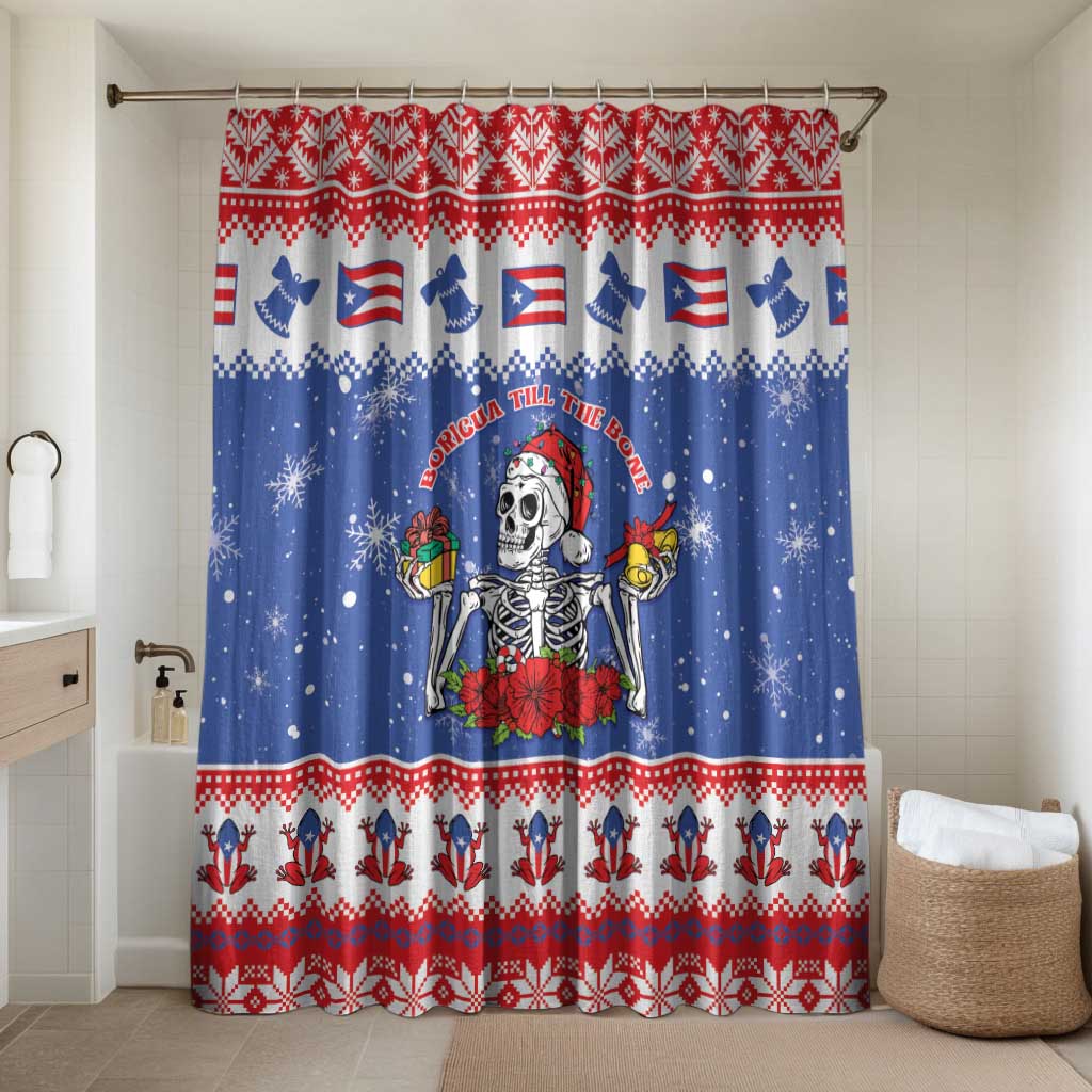 Puerto Rico Christmas Bathroom Set Boricua Till The Bone - Wonder Print Shop