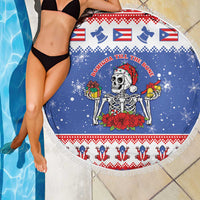 Puerto Rico Christmas Beach Blanket Boricua Till The Bone - Wonder Print Shop
