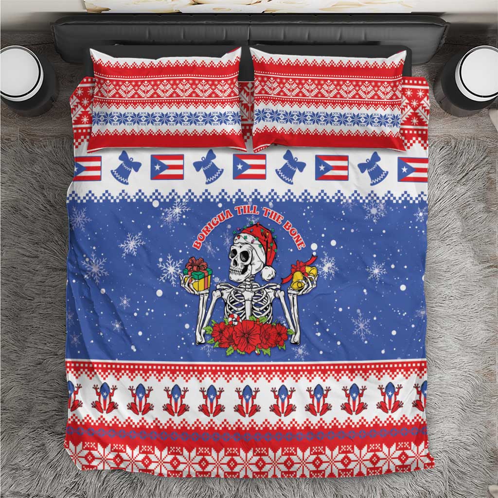 Puerto Rico Christmas Bedding Set Boricua Till The Bone - Wonder Print Shop