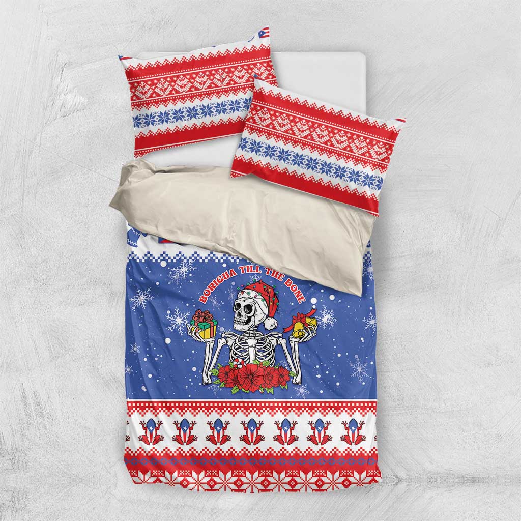 Puerto Rico Christmas Bedding Set Boricua Till The Bone - Wonder Print Shop