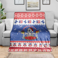 Puerto Rico Christmas Blanket Boricua Till The Bone - Wonder Print Shop