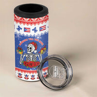 Puerto Rico Christmas 4 in 1 Can Cooler Tumbler Boricua Till The Bone - Wonder Print Shop