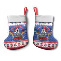 Puerto Rico Christmas Stocking Boricua Till The Bone - Wonder Print Shop