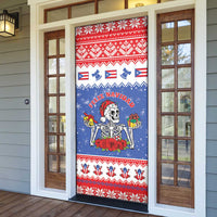Puerto Rico Christmas Door Cover Boricua Till The Bone - Wonder Print Shop