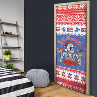 Puerto Rico Christmas Door Cover Boricua Till The Bone - Wonder Print Shop