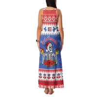 Puerto Rico Christmas Family Matching Tank Maxi Dress and Hawaiian Shirt Boricua Till The Bone - Wonder Print Shop