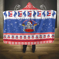 Puerto Rico Christmas Hooded Blanket Boricua Till The Bone - Wonder Print Shop