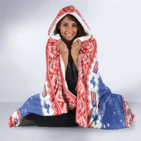 Puerto Rico Christmas Hooded Blanket Boricua Till The Bone - Wonder Print Shop