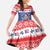 Puerto Rico Christmas Kid Short Sleeve Dress Boricua Till The Bone - Wonder Print Shop