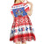 Puerto Rico Christmas Kid Short Sleeve Dress Boricua Till The Bone - Wonder Print Shop