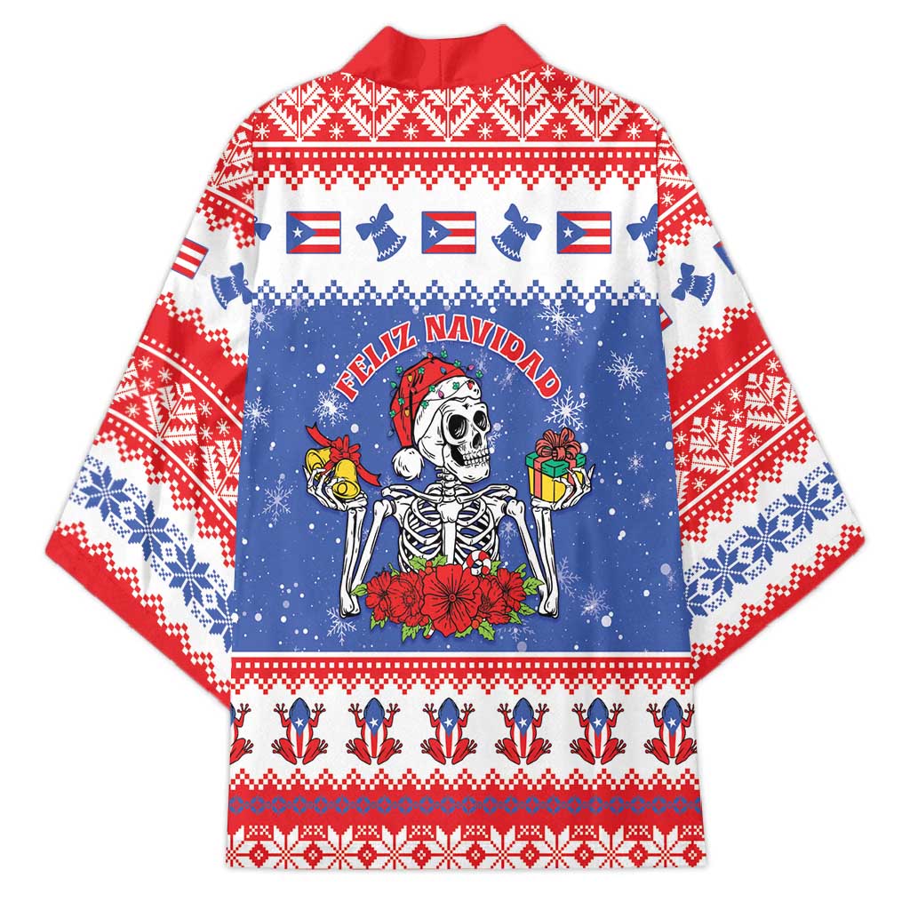 Puerto Rico Christmas Kimono Boricua Till The Bone - Wonder Print Shop