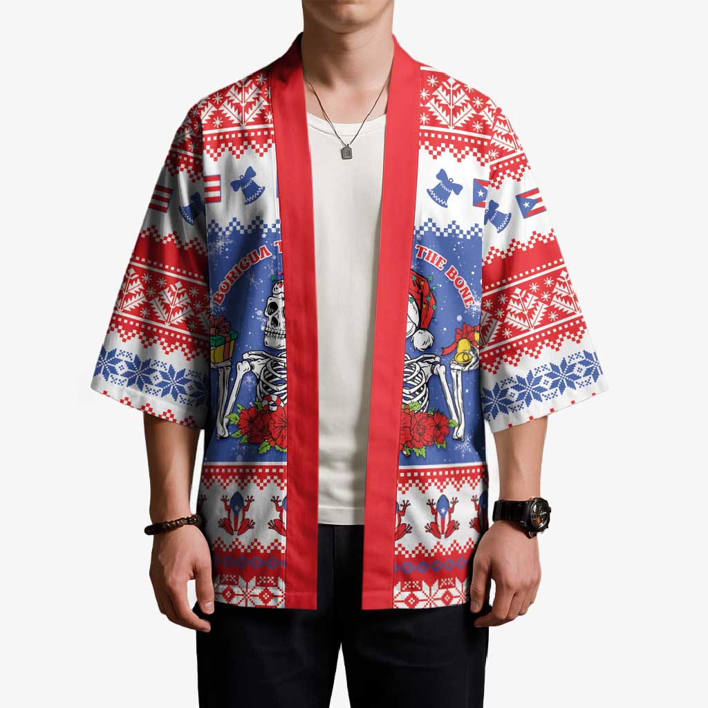 Puerto Rico Christmas Kimono Boricua Till The Bone - Wonder Print Shop