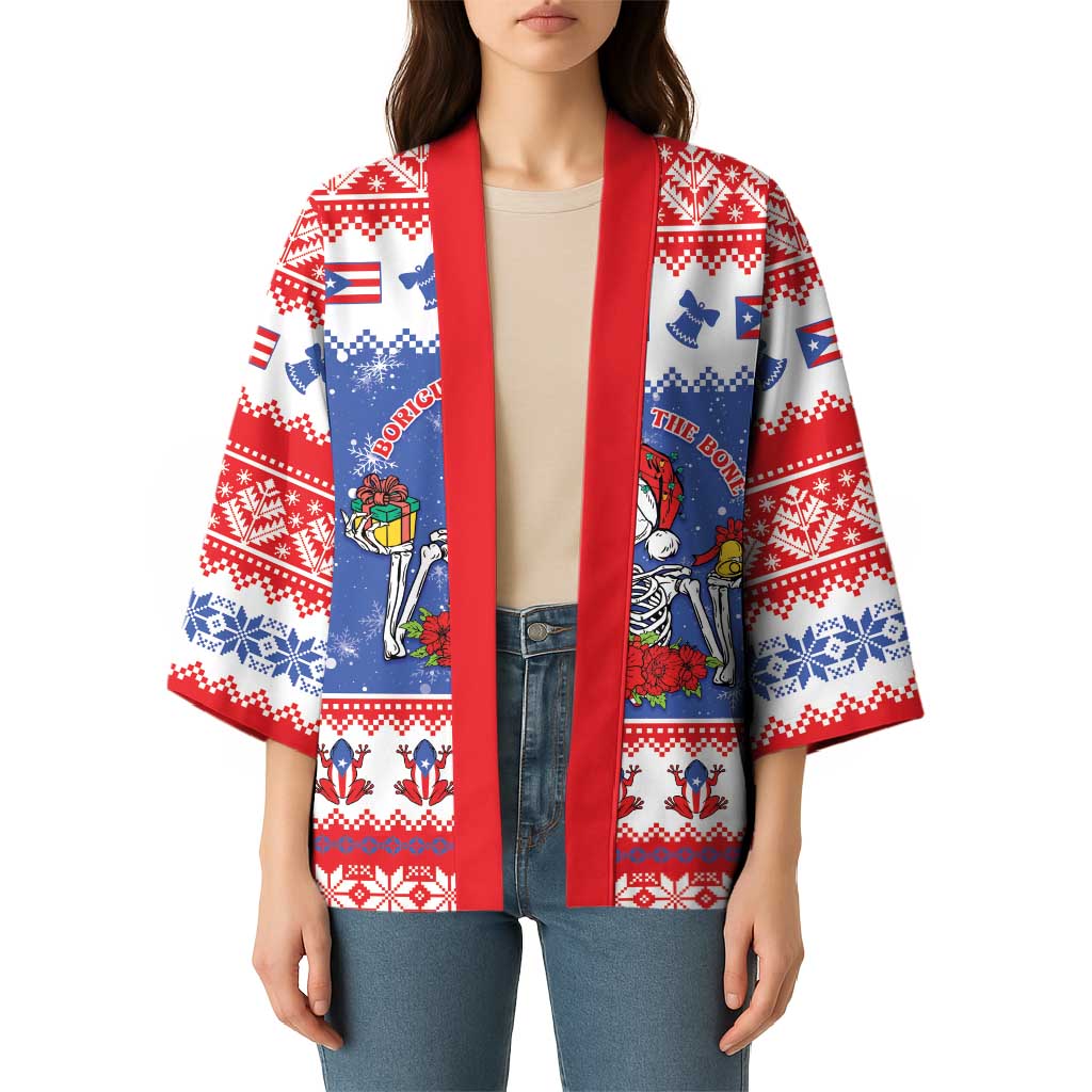 Puerto Rico Christmas Kimono Boricua Till The Bone - Wonder Print Shop
