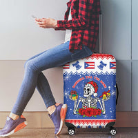Puerto Rico Christmas Luggage Cover Boricua Till The Bone - Wonder Print Shop