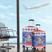 Puerto Rico Christmas Luggage Cover Boricua Till The Bone - Wonder Print Shop