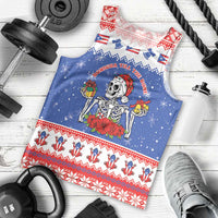 Puerto Rico Christmas Men Tank Top Boricua Till The Bone - Wonder Print Shop