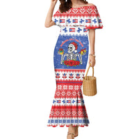 Puerto Rico Christmas Mermaid Dress Boricua Till The Bone - Wonder Print Shop