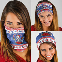 Puerto Rico Christmas Neck Gaiter Boricua Till The Bone - Wonder Print Shop