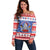 Puerto Rico Christmas Off Shoulder Sweater Boricua Till The Bone - Wonder Print Shop