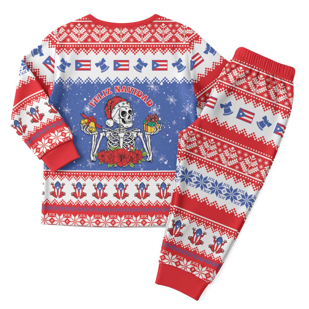 Puerto Rico Christmas Pajama Set Boricua Till The Bone - Wonder Print Shop