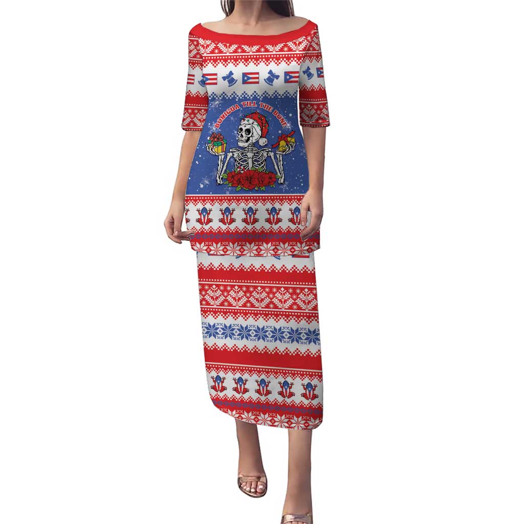 Puerto Rico Christmas Puletasi Boricua Till The Bone - Wonder Print Shop