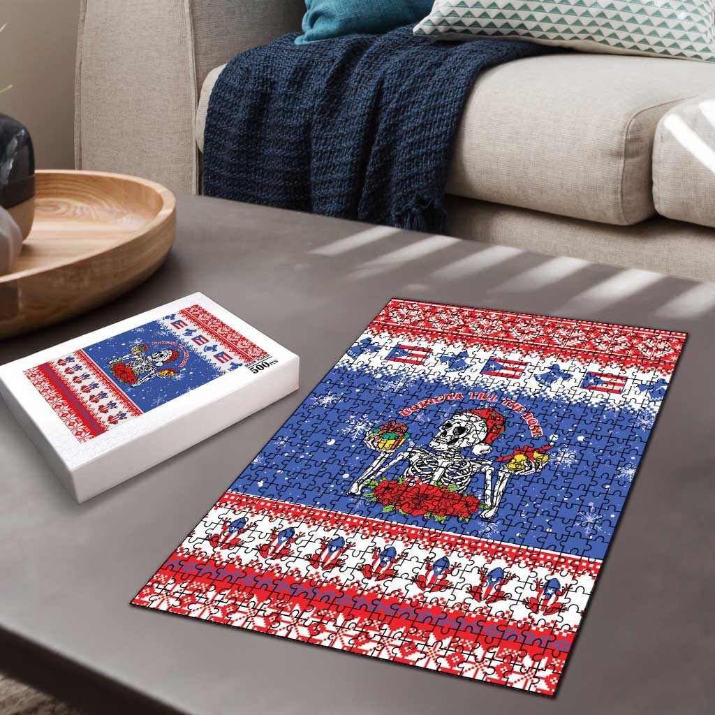 Puerto Rico Christmas Puzzle Boricua Till The Bone - Wonder Print Shop