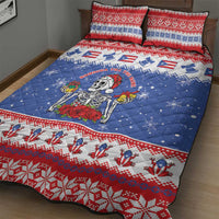 Puerto Rico Christmas Quilt Bed Set Boricua Till The Bone - Wonder Print Shop