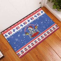 Puerto Rico Christmas Rubber Doormat Boricua Till The Bone - Wonder Print Shop