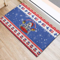 Puerto Rico Christmas Rubber Doormat Boricua Till The Bone - Wonder Print Shop
