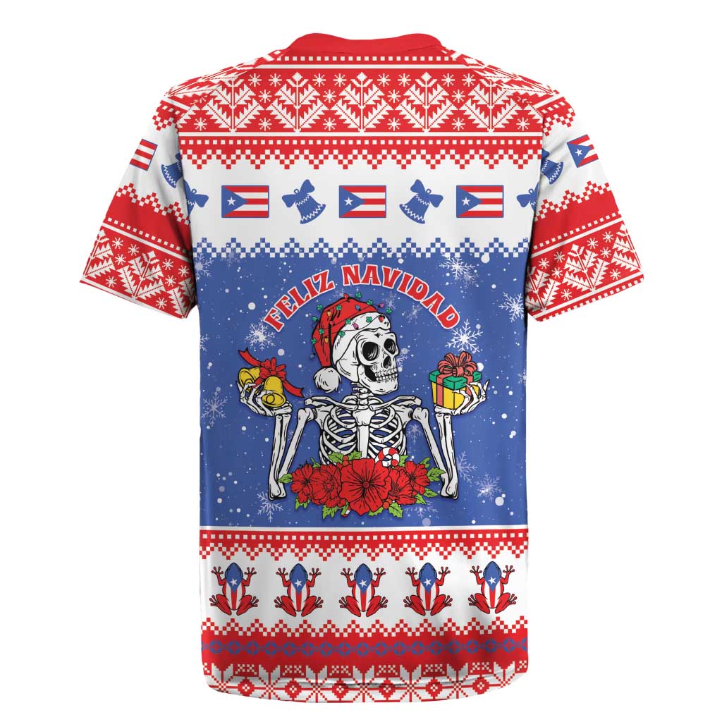 Puerto Rico Christmas Rugby Jersey Boricua Till The Bone - Wonder Print Shop