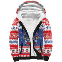Puerto Rico Christmas Sherpa Hoodie Boricua Till The Bone - Wonder Print Shop