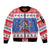 Puerto Rico Christmas Sleeve Zip Bomber Jacket Boricua Till The Bone - Wonder Print Shop