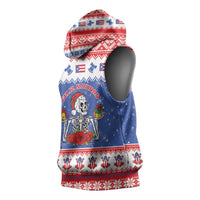 Puerto Rico Christmas Sleeveless Hoodie Boricua Till The Bone - Wonder Print Shop