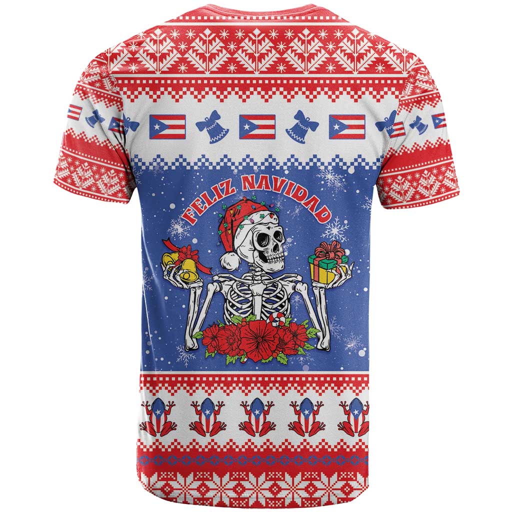 Puerto Rico Christmas T Shirt Boricua Till The Bone - Wonder Print Shop