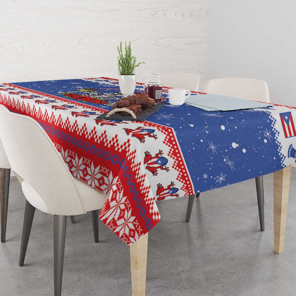 Puerto Rico Christmas Tablecloth Boricua Till The Bone - Wonder Print Shop