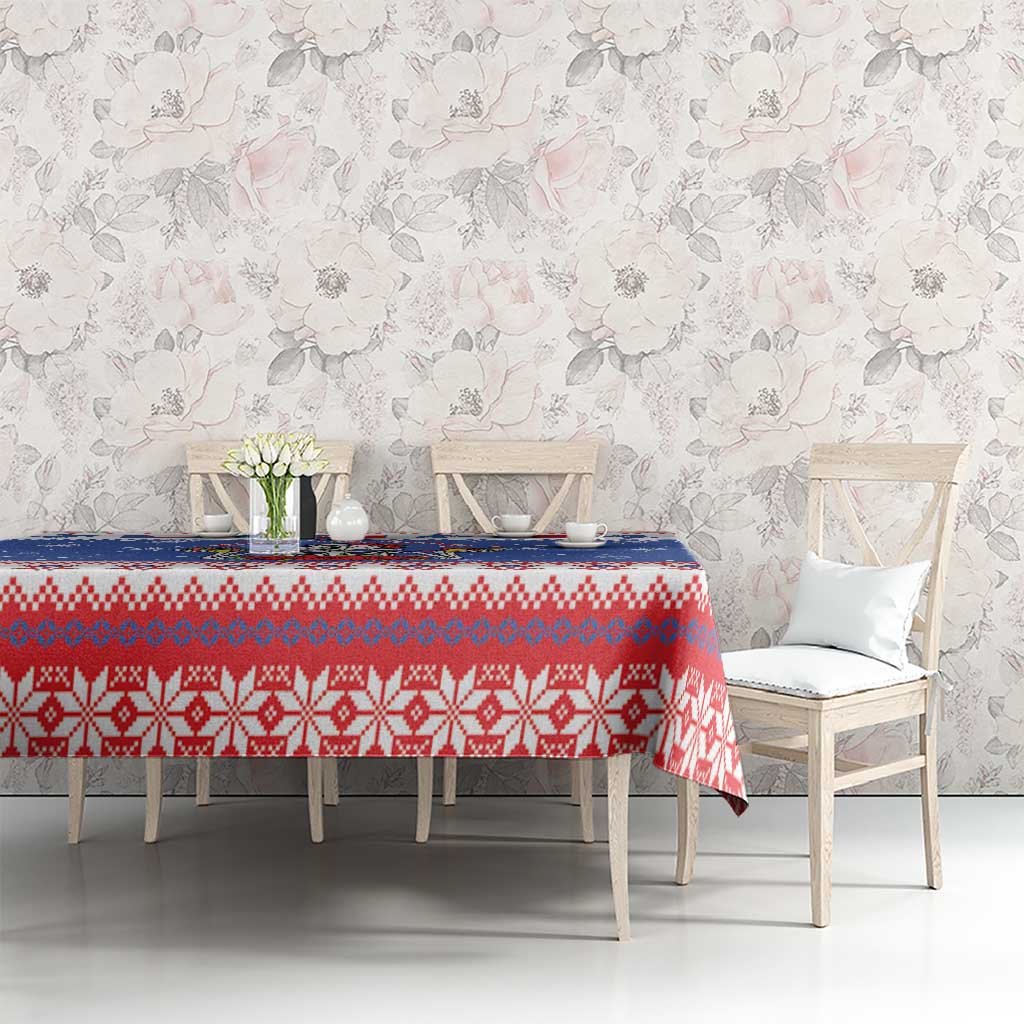 Puerto Rico Christmas Tablecloth Boricua Till The Bone - Wonder Print Shop