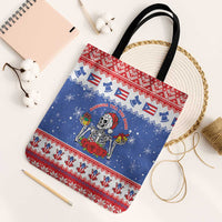 Puerto Rico Christmas Tote Bag Boricua Till The Bone - Wonder Print Shop