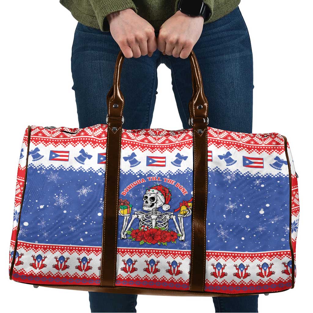 Puerto Rico Christmas Travel Bag Boricua Till The Bone - Wonder Print Shop
