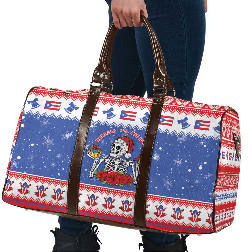 Puerto Rico Christmas Travel Bag Boricua Till The Bone - Wonder Print Shop
