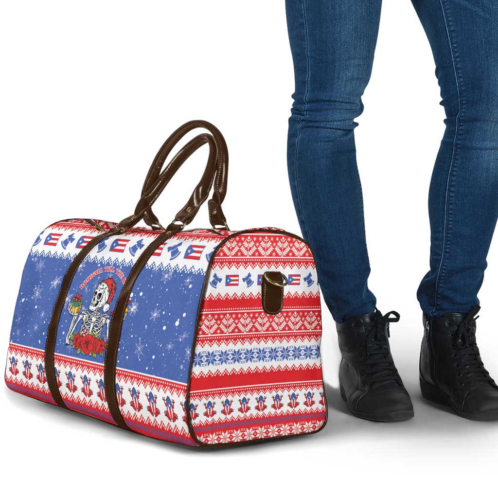 Puerto Rico Christmas Travel Bag Boricua Till The Bone - Wonder Print Shop