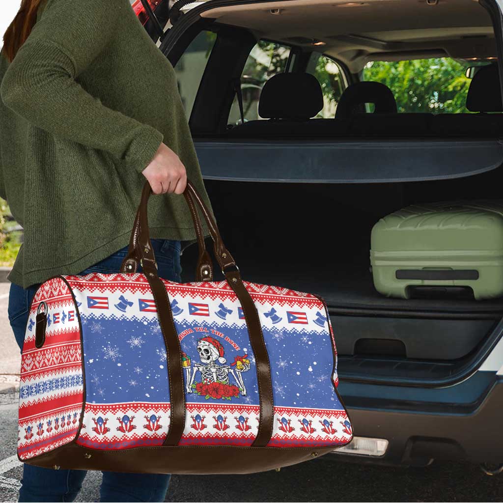 Puerto Rico Christmas Travel Bag Boricua Till The Bone - Wonder Print Shop
