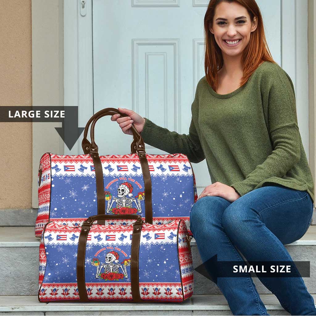 Puerto Rico Christmas Travel Bag Boricua Till The Bone - Wonder Print Shop