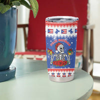 Puerto Rico Christmas Tumbler Cup Boricua Till The Bone - Wonder Print Shop