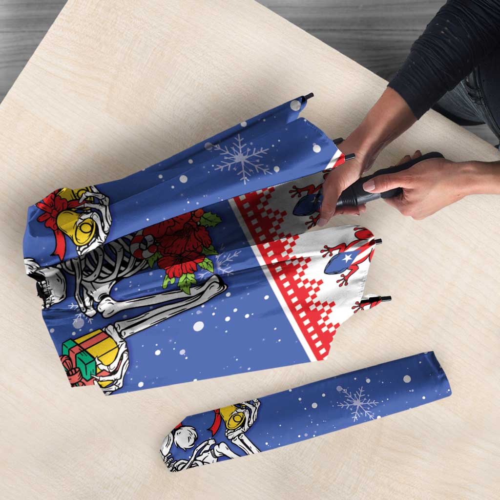 Puerto Rico Christmas Umbrella Boricua Till The Bone - Wonder Print Shop